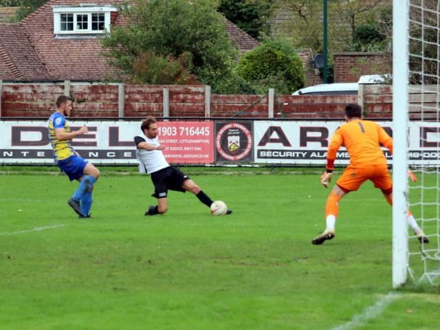 Action and celebrations from Pagham's FA Vase tie with Kent-based Snodland at Nyetimber Lane, which ended with the Lions winning 4-2 on penalties / Pictures: Roger Smith