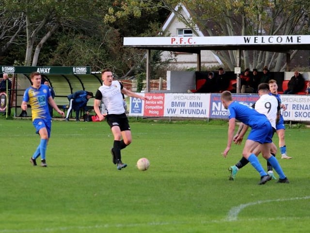 Action and celebrations from Pagham's FA Vase tie with Kent-based Snodland at Nyetimber Lane, which ended with the Lions winning 4-2 on penalties / Pictures: Roger Smith