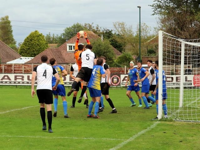 Action and celebrations from Pagham's FA Vase tie with Kent-based Snodland at Nyetimber Lane, which ended with the Lions winning 4-2 on penalties / Pictures: Roger Smith