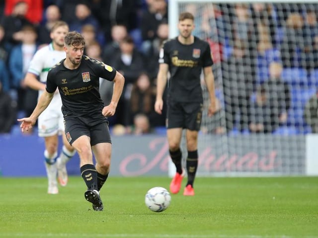 Dovetailed beautifully with McWilliams as the duo's hard work in midfield set the wheels in motion for Cobblers' forward players to do their stuff. Dogged without the ball, ensuring Town's back four remained protected throughout, and was his usual assured self in possession...8.5