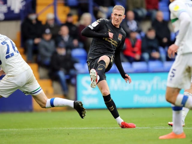 He claimed three assists in midweek but if anything he was even better here. Delivered one wicked cross for Etete in the first-half and then ripped the home side to shreds in the second, going inside and out on both flanks. Lovely ball to set up the opener and also sent Lewis away for the penalty. Does a lot of good work off the ball too... 9 CHRON STAR MAN