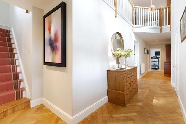 Reception hall inside the period home on sale in the village of Deddington (Image from Rightmove)