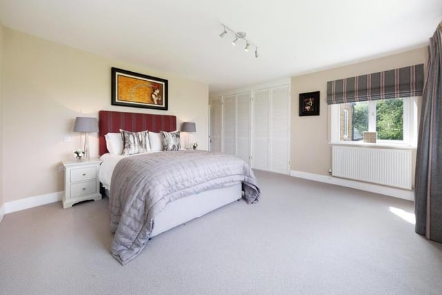 Bedroom inside the period home for sale in the village of Deddington (Image from Rightmove)