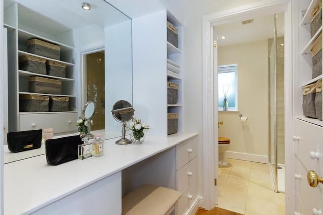 Dressing room inside the six bedroom period Victorian home for sale in the village of Deddington (Image from Rightmove)