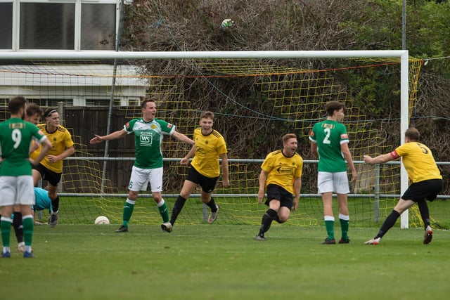 Action from Littlehampton Town's 3-2 win over Moneyfields in the FA Vase / Picture: Chris Hatton