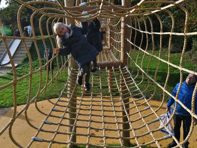 The new Fox play area at Ferry Meadows. Children using the new equiptment EMN-211026-141115009