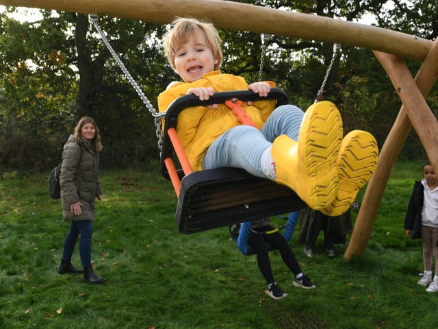 The new Fox play area at Ferry Meadows. Noah Chappell (3) EMN-211026-140920009