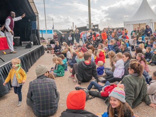 Hastings Story Telling Festival Childrens story telling Day and Parade The Stade 24.10.21 SUS-211026-102006001