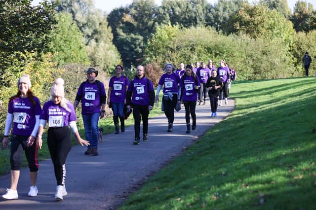 The walk took place at Ferry Meadows. pic: 'Anthony Hylton Photography