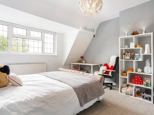 Four further double bedrooms open from a central hallway upstairs. Picture: Hamptons - Haywards Heath Sales.