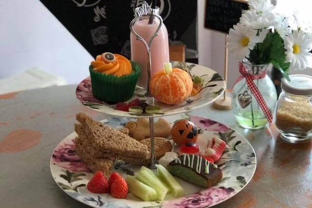 This children's Halloween afternoon tea at the Number 50 Tea Room in Duston promises to be "spooktacular." It is priced at £5.95 per child and contents may vary. Booking is now open with limited availability from Monday, October 25 to Saturday, October 30. Call 01604 589786 for more information or visit their Facebook page.