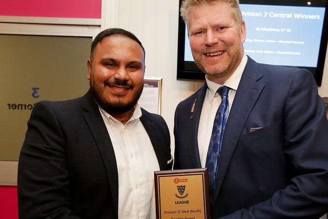 Awards time for Sussex Cricket League players and teams, presented by ex-England bowler Matthew Hoggard