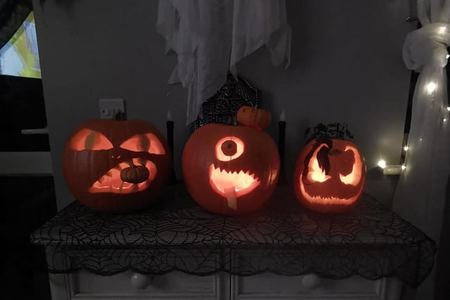 2021 pumpkin carving submissions via Facebook. Photo by Jason Cole.