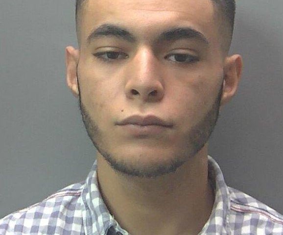 Ramzadene Abdellouche, 20, of Allexton Gardens, Peterborough,  admitted possession of an offensive weapon in a public place and affray. He was jailed for 14 months
