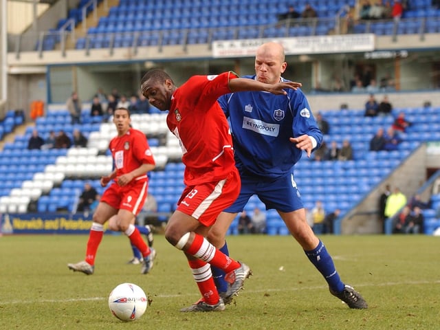 Bruiser Guy Branston played in Ferguson's first team and made 50 Posh appearances in total before leaving the club in January 2008. Played for another 11 clubs after leaving Posh! A brief spell as Chesterfield caretaker-manager and now loan manager at Leicester City. He keeps tabs on Leicester loanees and was a regular at Posh games when Josh Knight was here on loan.