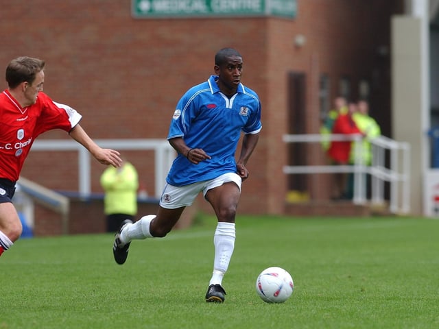 It's not obvious fom the team sheet what formation Ferguson played in his first game, but there were three centre-backs in the side so maybe Newton was a wing-back! Newton was a consistent performer in 249 games over six years with Posh. He left London Road in June, 2008. He went on to play for Brentford, Luton and Woking before passing 'the Knowledge' to become a London taxi driver.