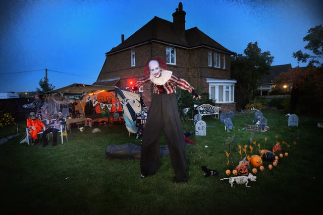Helloween house in Ponswood Road, St Leonards, that's raising money for the RNLI.

Kelton Hawkins is pictured. SUS-211029-073420001