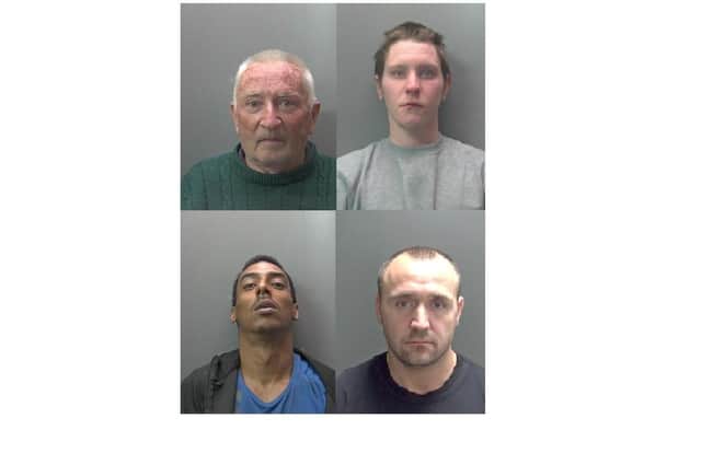 Some of the criminals jailed in October
