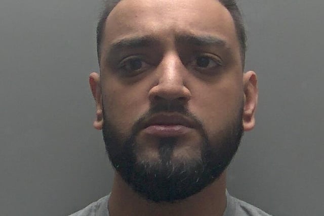 Sammi Sajid, 22 of Padholme Road, Peterborough, admitted possession of an offensive weapon in a public place and affray. He was jailed for 16 months