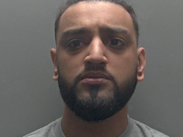 Sammi Sajid, 22 of Padholme Road, Peterborough, admitted possession of an offensive weapon in a public place and affray. He was jailed for 16 months