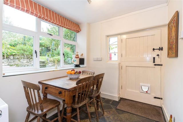 Dining area in the kitchen at St Patrick's Cottage (Image from Rightmove)