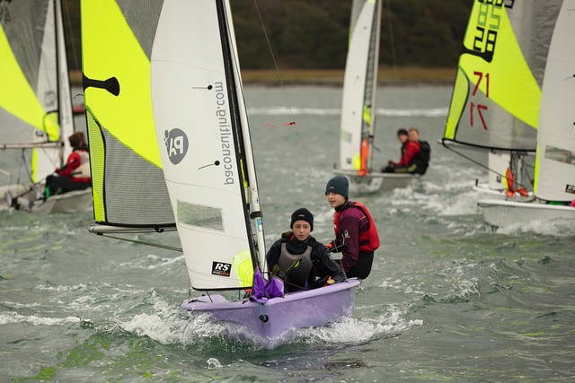 Action from the Feva Winter Harbour Series / Pictures: Chris Hatton