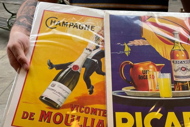 Stylish French posters will be at the stall as well. Picture: La Boulangerie Du Marche