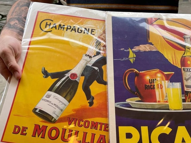 Stylish French posters will be at the stall as well. Picture: La Boulangerie Du Marche