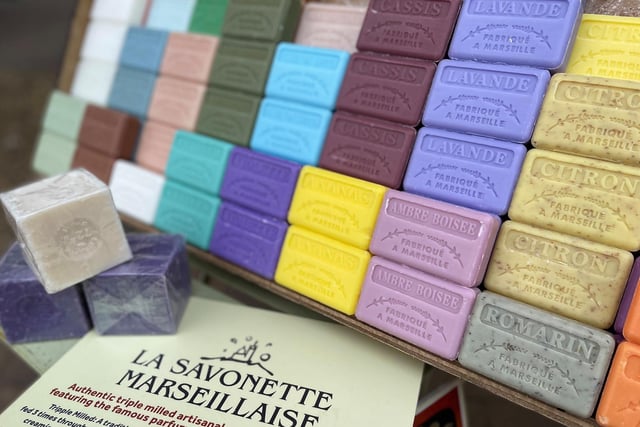 La Savonette Marseillaise, triple milled artisanal soap made in Marseille. Picture: La Boulangerie Du Marche