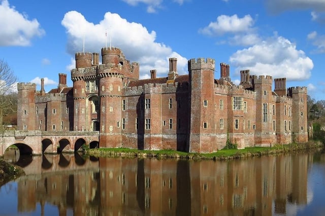 The  towers of Herstmonceux Castle are said to be haunted by a seven foot tall phantom drummer. SUS-211031-152133001
