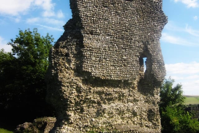 The ruins of Bramber Castle are said to be haunted by the ghost of a riderless white horse that gallops by moonlight. SUS-211031-152143001