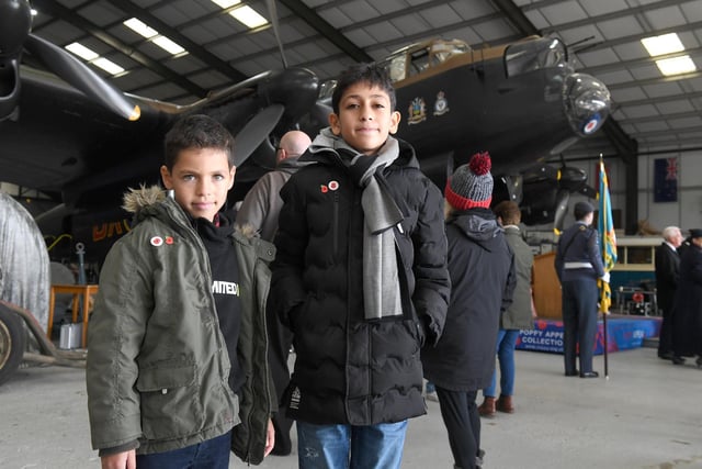 Faris (12), and Zain (8) Belkhear are two of the youngest Royal British Legion Poppy Appeal organisers.