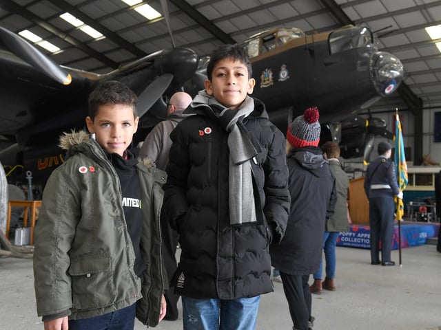 Faris (12), and Zain (8) Belkhear are two of the youngest Royal British Legion Poppy Appeal organisers.