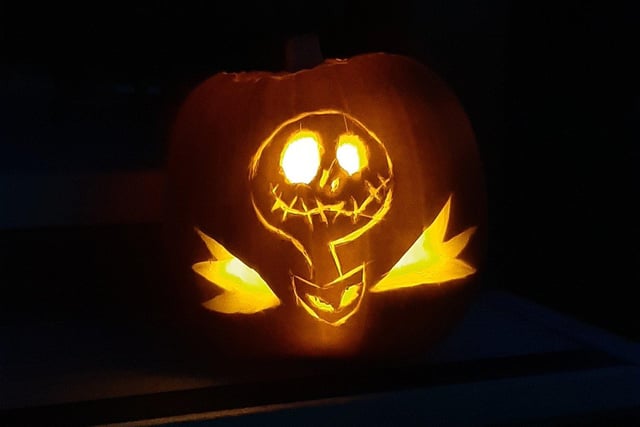 Super spooky pumpkin by Claire Davis