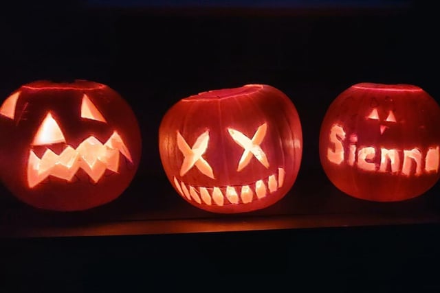 Trio of pumpkins from Steve Ragless