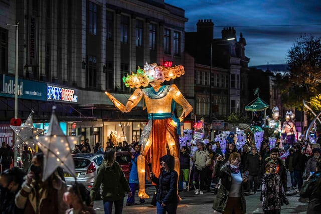 Celebrations held in Northampton town centre on Saturday (October 30). Photo: Kirsty Edmonds.