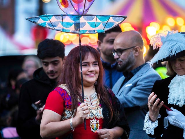 Celebrations held in Northampton town centre on Saturday (October 30). Photo: Kirsty Edmonds.