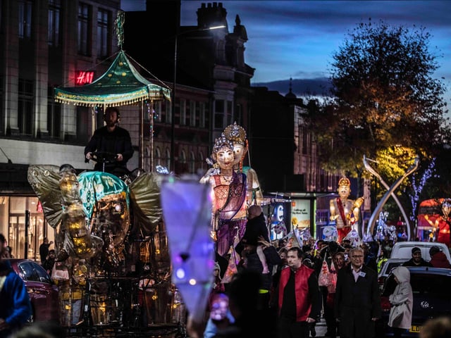 Celebrations held in Northampton town centre on Saturday (October 30). Photo: Kirsty Edmonds.