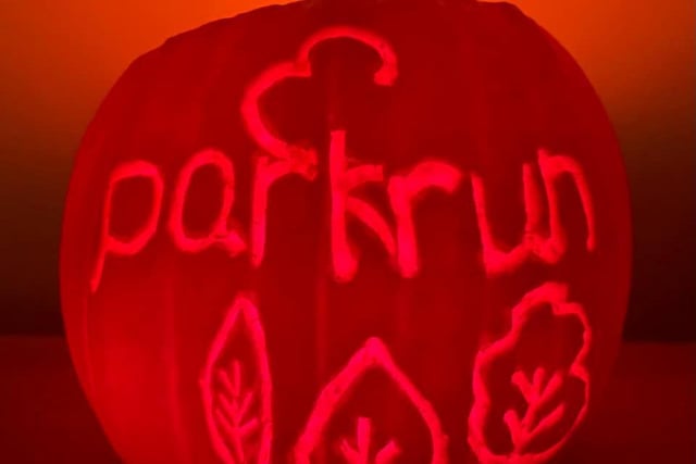 Sarah Curl sent in this pumpkin which is for the Hotham Park run last Saturday (October 30)