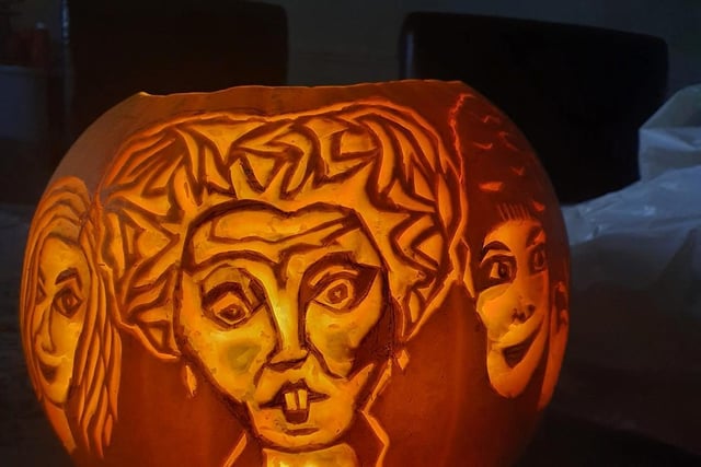 Crystal Clark sent in the brilliant Hocus Pocus pumpkin. Does this take the win away from Natasja? It is certainly close, lovely stuff Crystal!