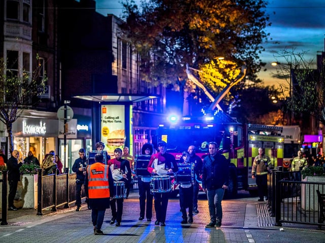 Celebrations held in Northampton town centre on Saturday (October 30). Photo: Kirsty Edmonds.