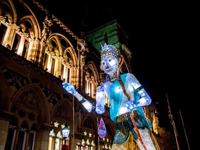 Celebrations held in Northampton town centre on Saturday (October 30). Photo: Kirsty Edmonds.
