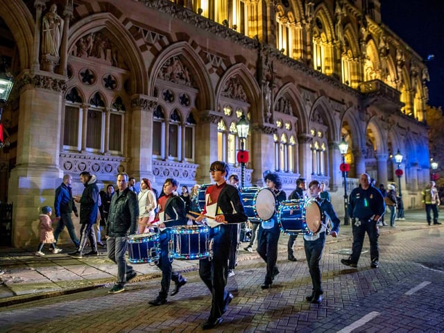 Celebrations held in Northampton town centre on Saturday (October 30). Photo: Kirsty Edmonds.