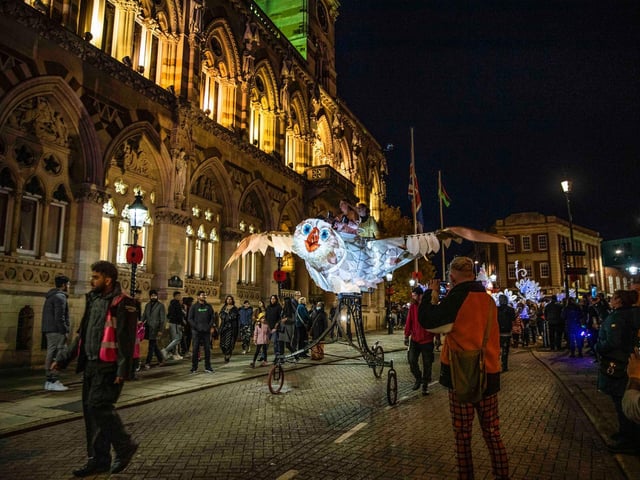 Celebrations held in Northampton town centre on Saturday (October 30). Photo: Kirsty Edmonds.