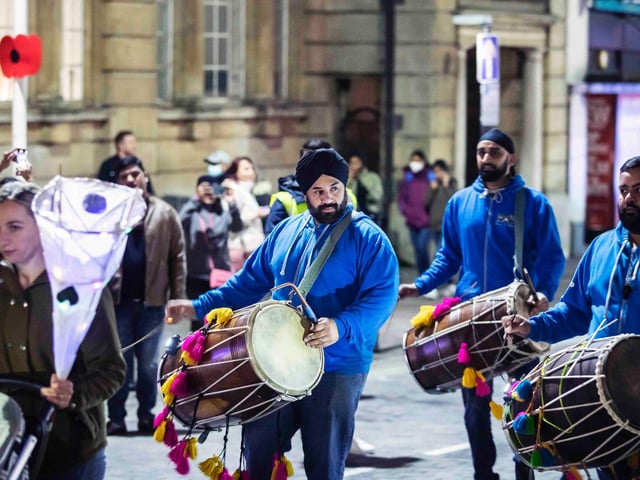 Celebrations held in Northampton town centre on Saturday (October 30). Photo: Kirsty Edmonds.