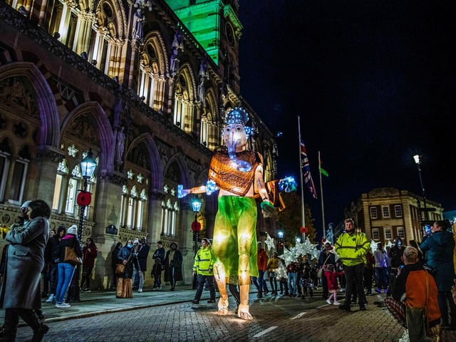 Celebrations held in Northampton town centre on Saturday (October 30). Photo: Kirsty Edmonds.