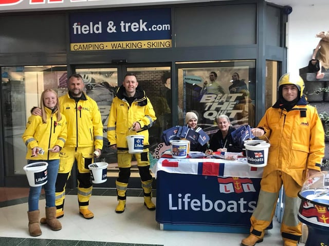 More than £1,480 for the Skegness RNLI during Halloween weekend at the Hildreds Centre.