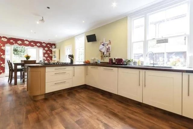 The kitchen/diner has been re-fitted and features double doors leading to the rear garden