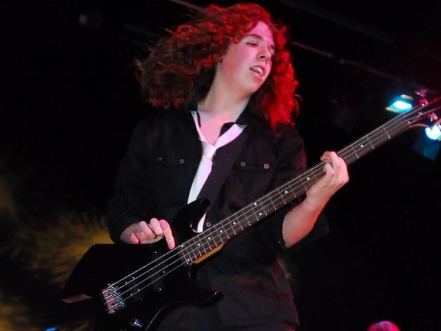 Battle of the Bands at Voyager school.
Aneurysm