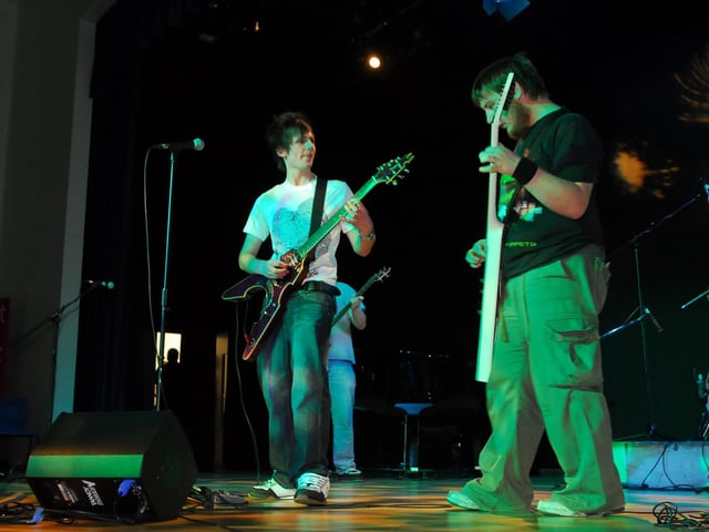 Battle of the Bands at Voyager school. The Ides of March